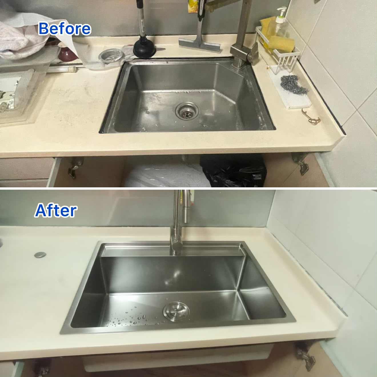 Professional Kitchen Sink Replacement & Installation Service in Singapore